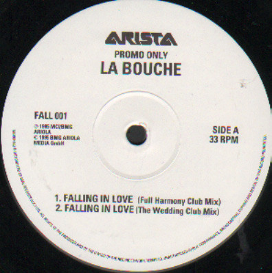 La Bouche - Falling In Love | Arista (FALL 001) - main