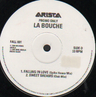 La Bouche - Falling In Love | Arista (FALL 001) - 4