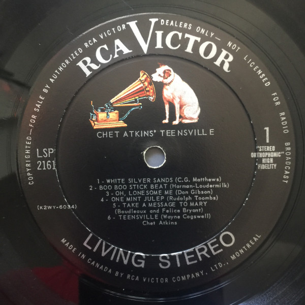 Chet Atkins - Chet Atkins' Teensville | RCA Victor (LSP-2161) - 3 Chet Atkins - Chet Atkins' Teensville | RCA Victor (LSP-2161) - 3