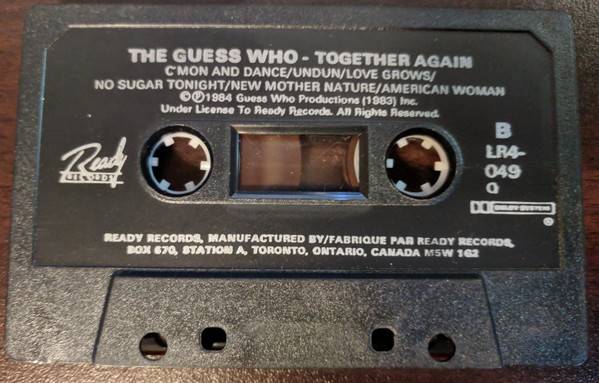 The Guess Who - Together Again [Cassette] | Ready Records (LR4 049) - 5