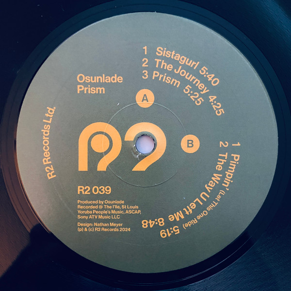 Osunlade - Prism | R2 Records (R2 039) - 2 Osunlade - Prism | R2 Records (R2 039) - 2