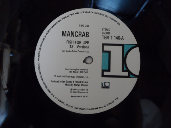 Mancrab - Fish For Life | 10 Records (TENT 140) - 3 Mancrab - Fish For Life | 10 Records (TENT 140) - 3