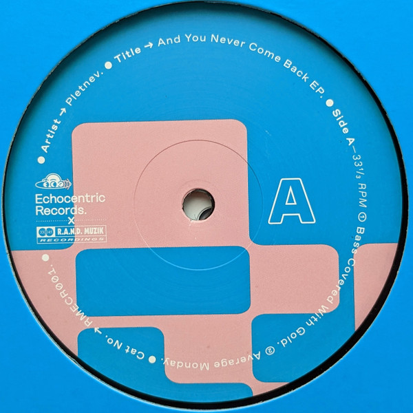 Pletnev - And You Never Come Back EP | R.A.N.D. Muzik x Echocentric (RMECR001) - main Pletnev - And You Never Come Back EP | R.A.N.D. Muzik x Echocentric (RMECR001) - main