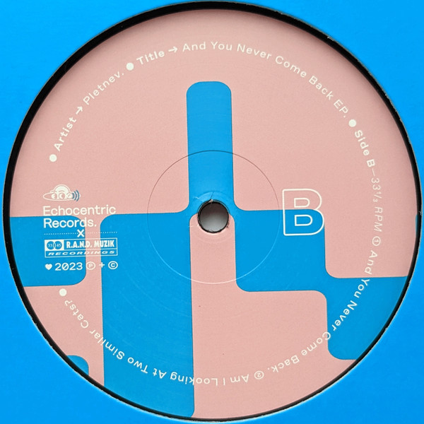 Pletnev - And You Never Come Back EP | R.A.N.D. Muzik x Echocentric (RMECR001) - 2 Pletnev - And You Never Come Back EP | R.A.N.D. Muzik x Echocentric (RMECR001) - 2