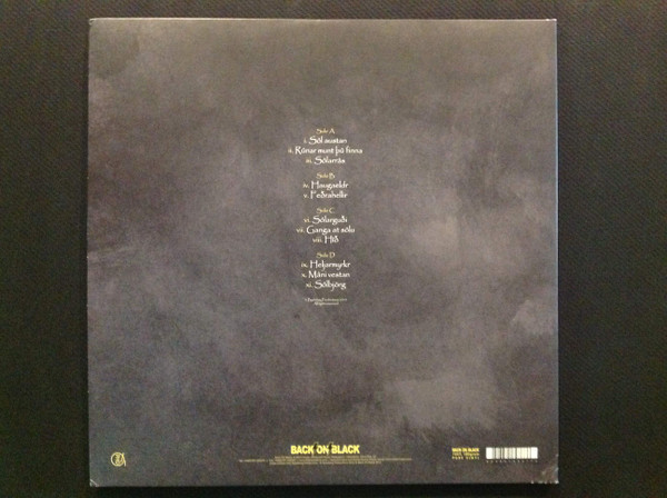 Burzum - Sôl Austan, Mâni Vestan (2LP) [Vinyl] | Back On Black (BOBV375LP) - 3