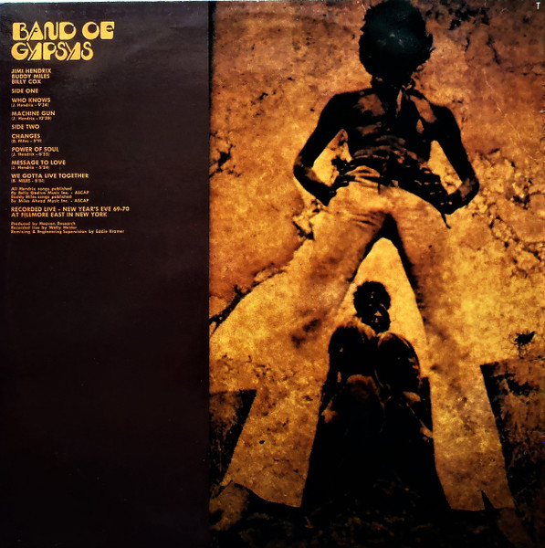 Jimi Hendrix - Band Of Gypsys | Barclay (0920.221) - 2