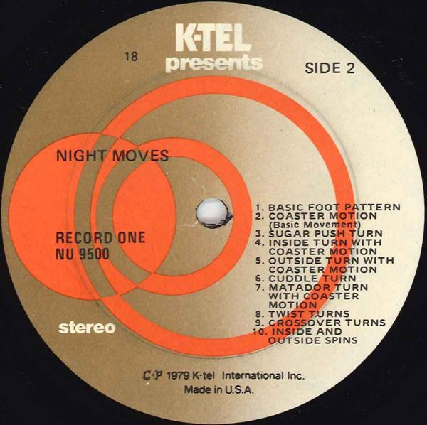 Various - Night Moves (The Professional Approach To Disco Dance Instruction) | K-Tel (NU9500) - 4 Various - Night Moves (The Professional Approach To Disco Dance Instruction) | K-Tel (NU9500) - 4