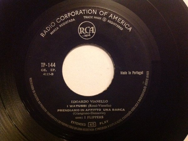 Edoardo Vianello - O Mio Signore | RCA Victor (TP 144) - 4