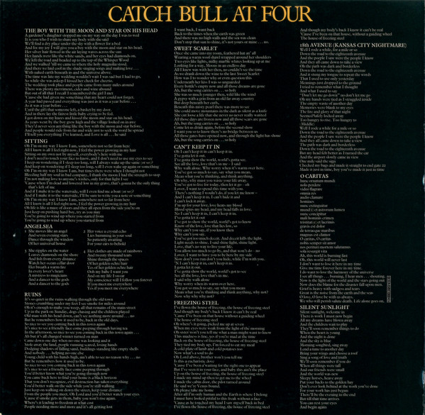Cat Stevens - Catch Bull At Four | Island Records (ILPS 9206) - 2 Cat Stevens - Catch Bull At Four | Island Records (ILPS 9206) - 2
