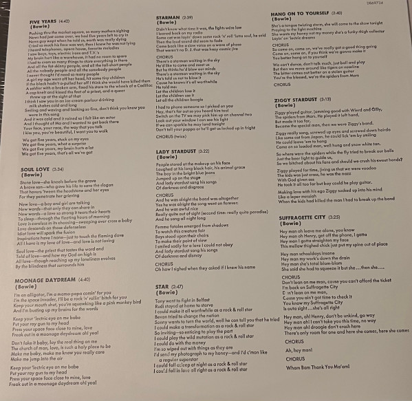 David Bowie - The Rise And Fall Of Ziggy Stardust And The Spiders From Mars | Parlophone (DB69734) - 4 David Bowie - The Rise And Fall Of Ziggy Stardust And The Spiders From Mars | Parlophone (DB69734) - 4