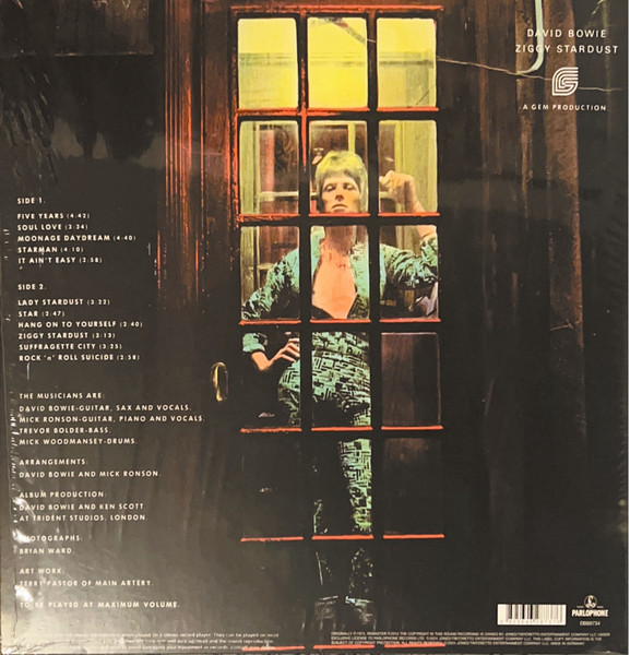 David Bowie - The Rise And Fall Of Ziggy Stardust And The Spiders From Mars | Parlophone (DB69734) - 2