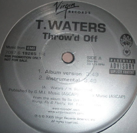 T. Waters - Throw'd Off | Virgin Records America, Inc. (7087 6 19265 1 4) - main T. Waters - Throw'd Off | Virgin Records America, Inc. (7087 6 19265 1 4) - main
