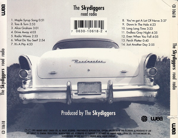 Skydiggers - Road Radio | WEA (CD 10618) - 2 Skydiggers - Road Radio | WEA (CD 10618) - 2