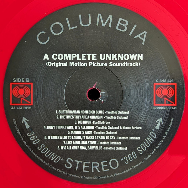 Various - A Complete Unknown (Original Motion Picture Soundtrack) | Columbia Records (19802866141) - 4 Various - A Complete Unknown (Original Motion Picture Soundtrack) | Columbia Records (19802866141) - 4