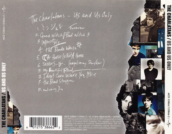 The Charlatans - Us And Us Only | MCA Records (MCD 53866) - 2