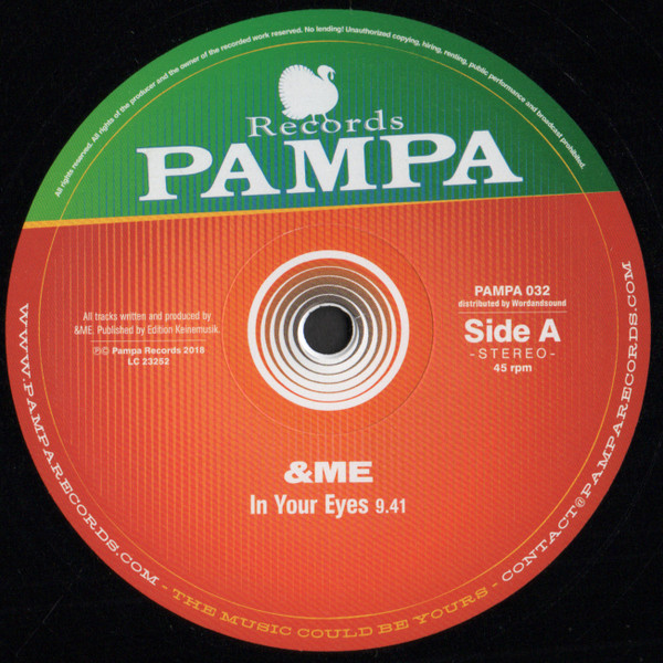 &ME - In Your Eyes | Pampa Records (PAMPA 032) - 2