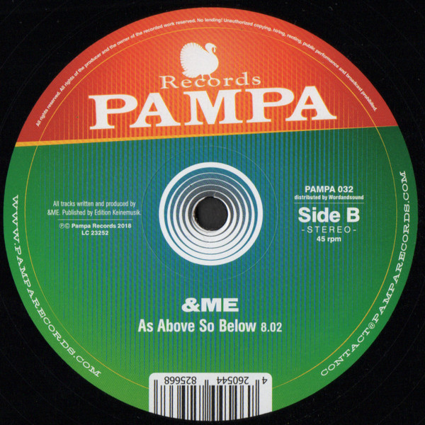 &ME - In Your Eyes | Pampa Records (PAMPA 032) - 3