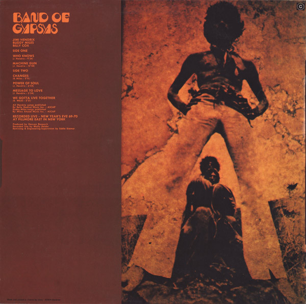 Jimi Hendrix - Band Of Gypsys | Barclay (0920 221) - 2