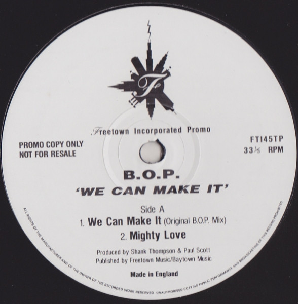 B.O.P. - We Can Make It | Freetown Inc (FTI45TP)