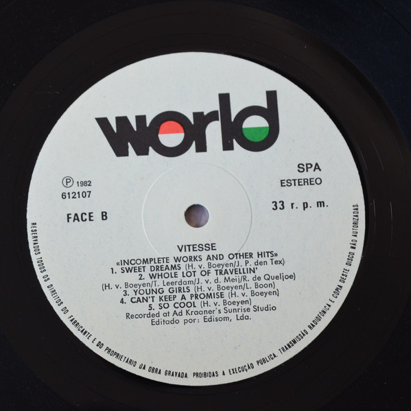 Vitesse - Incomplete Works And Other Hits (You Always Never Knew You Would Like To Know Already About With) | World (612107) - 4
