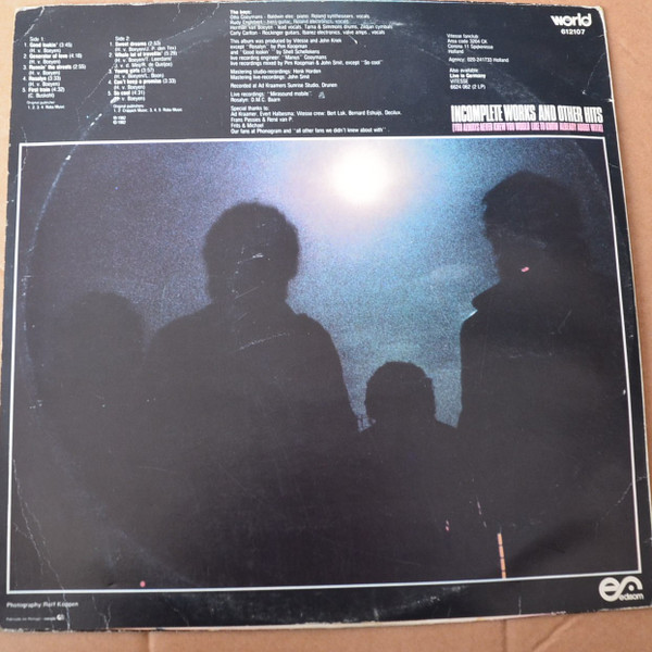 Vitesse - Incomplete Works And Other Hits (You Always Never Knew You Would Like To Know Already About With) | World (612107) - 2