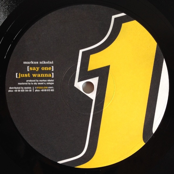 Markus Nikolai - Rood / Say One / Just Wanna | Perlon (PERL 01) - 2