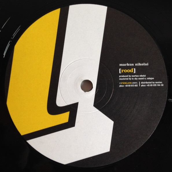 Markus Nikolai - Rood / Say One / Just Wanna | Perlon (PERL 01)