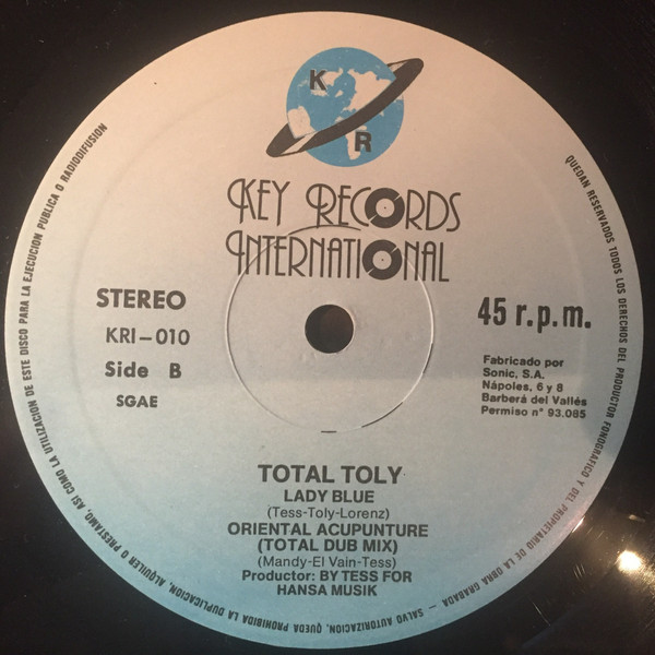 Total Toly - Oriental Acupuncture | Key Records Int. (KRI-010) - 2