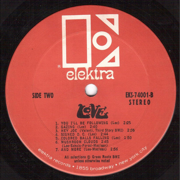 Love - Love | Elektra (EKS-74001) - 4