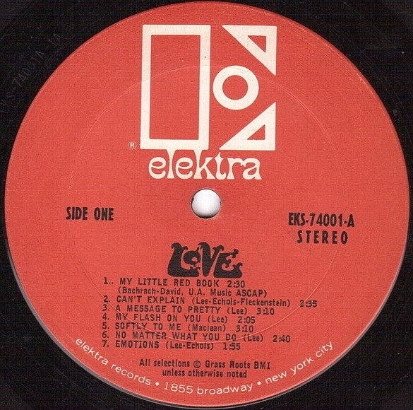 Love - Love | Elektra (EKS-74001) - 3