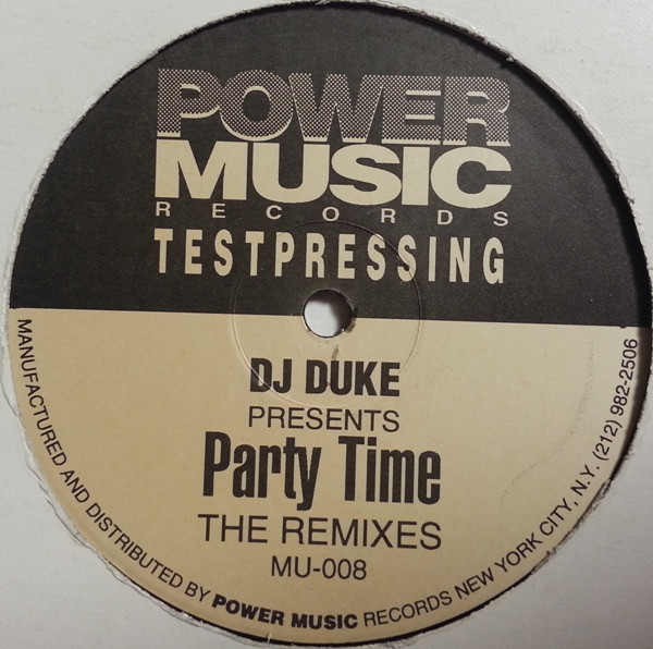 DJ Duke Presents Club People Featuring Ela'n - Party Time (Remixes) | Power Music Records (MU-008)