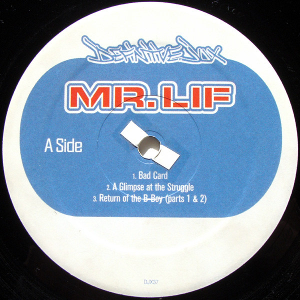 Mr. Lif - I Phantom | Definitive Jux (DJX37) - 3 Mr. Lif - I Phantom | Definitive Jux (DJX37) - 3