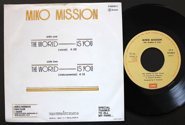 Miko Mission - The World Is You | EMI (2008017) - 2