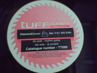 Diamond Geezer - Dj Scratch / Rhythm Pump | Tuff Tunes (TT090) - main