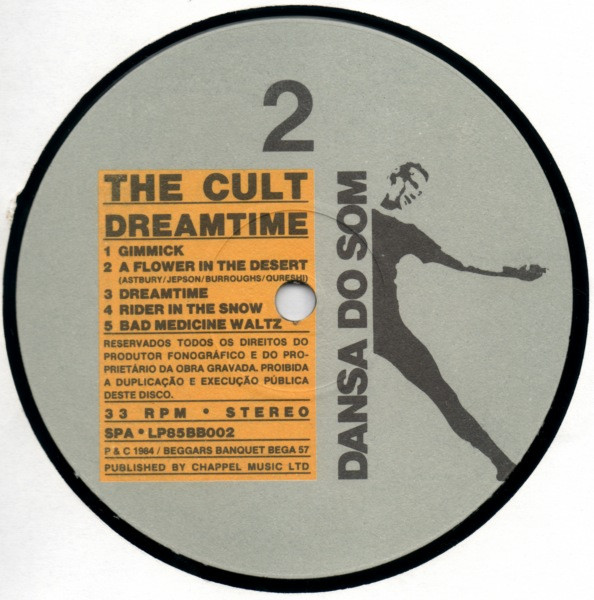 The Cult - Dreamtime | Dansa Do Som (LP85BB002) - 4