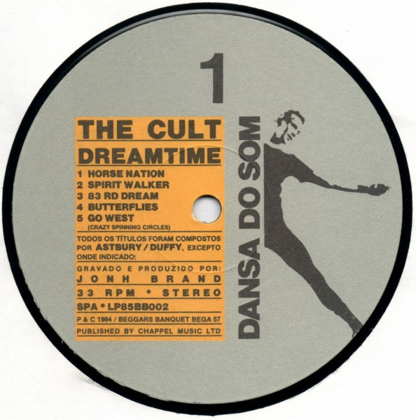 The Cult - Dreamtime | Dansa Do Som (LP85BB002) - 3