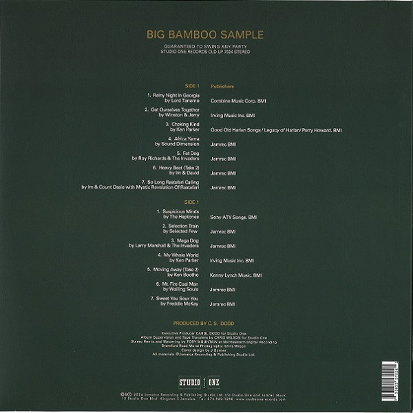 Various - Big Bamboo Sample | Studio 1 (CLD-LP-7024) - 2 Various - Big Bamboo Sample | Studio 1 (CLD-LP-7024) - 2