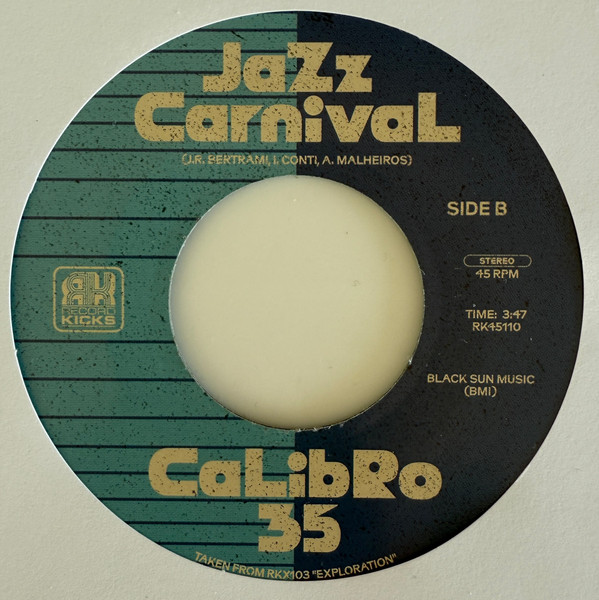 Calibro 35 - Discomania / Jazz Carnival | Record Kicks (RK45110) - 2