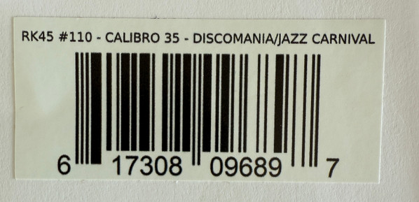 Calibro 35 - Discomania / Jazz Carnival | Record Kicks (RK45110) - 3