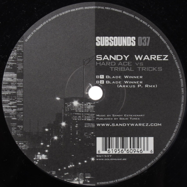 Sandy Warez - Hard Ace Vs. Tribal Tricks | Subsounds (SUBSOUNDS 037) - main