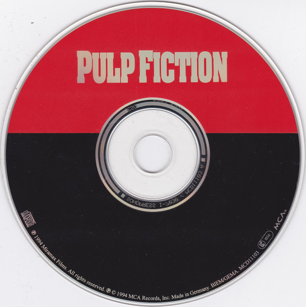 Various - Pulp Fiction (Music From The Motion Picture) | MCA Records (MCD11103) - 3 Various - Pulp Fiction (Music From The Motion Picture) | MCA Records (MCD11103) - 3