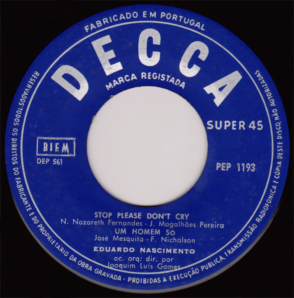Eduardo Nascimento - O Vento Mudou | Decca (PEP 1193) - 4 Eduardo Nascimento - O Vento Mudou | Decca (PEP 1193) - 4