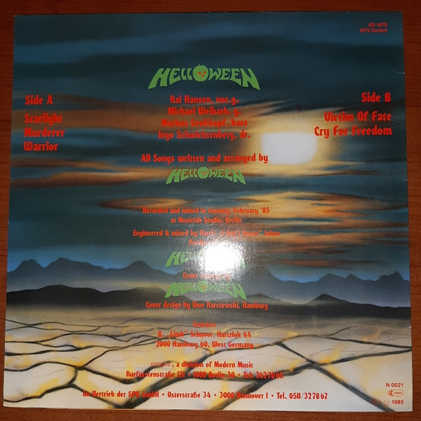 Helloween - Helloween | Noise (N 0021) - 2