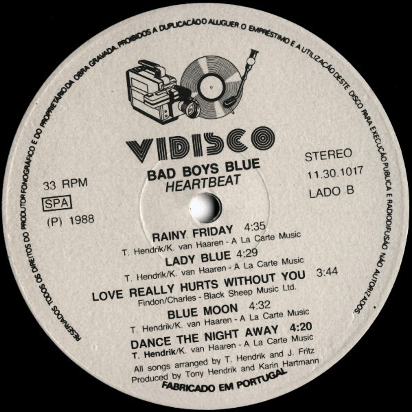 Bad Boys Blue - Heartbeat | Vidisco (11.30.1017) - 3