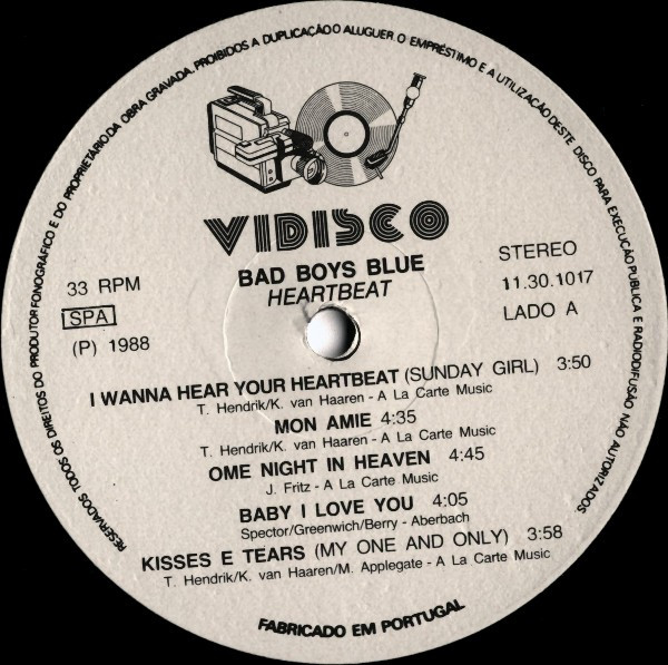 Bad Boys Blue - Heartbeat | Vidisco (11.30.1017) - 2