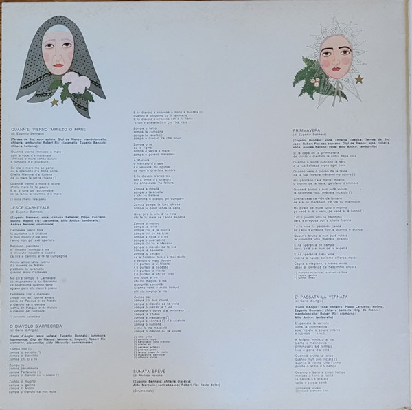 Musicanova / Carlo D'Angiò / Eugenio Bennato - Quanno Turnammo A Nascere (Canzoni Sulle Quattro Stagioni Di Eugenio Bennato E Carlo D'Angiò) | Philips (6323 078) - 3