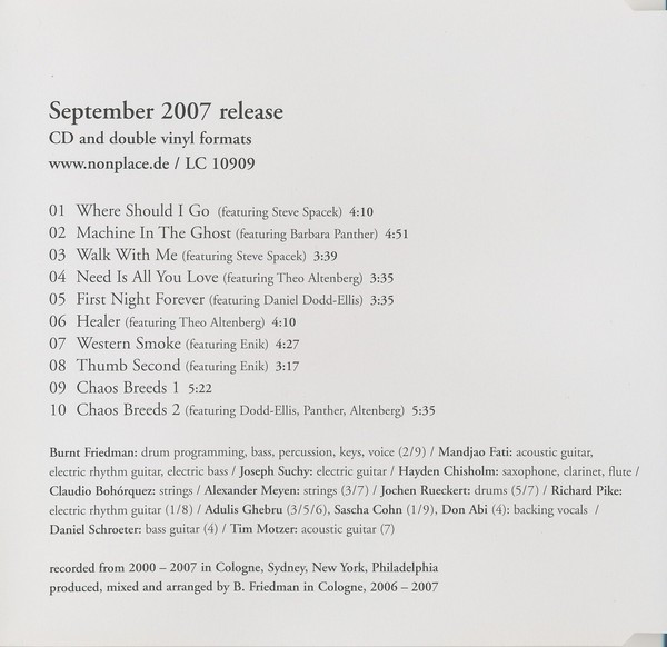 Bernd Friedmann - First Night Forever | Nonplace (NON22)