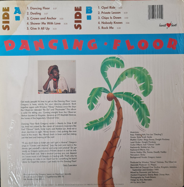 Gregory Isaacs - Dancing Floor | Heartbeat Records (HB 79) - 2 Gregory Isaacs - Dancing Floor | Heartbeat Records (HB 79) - 2