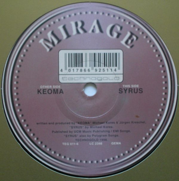 Mirage - Keoma / Syrus | Technogold (TEG 011-6)