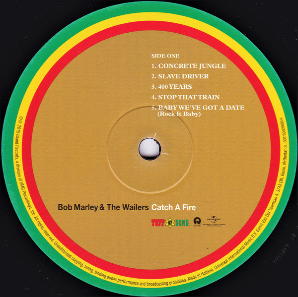 Bob Marley & The Wailers - Catch A Fire | Tuff Gong (600753600689) - 4 Bob Marley & The Wailers - Catch A Fire | Tuff Gong (600753600689) - 4